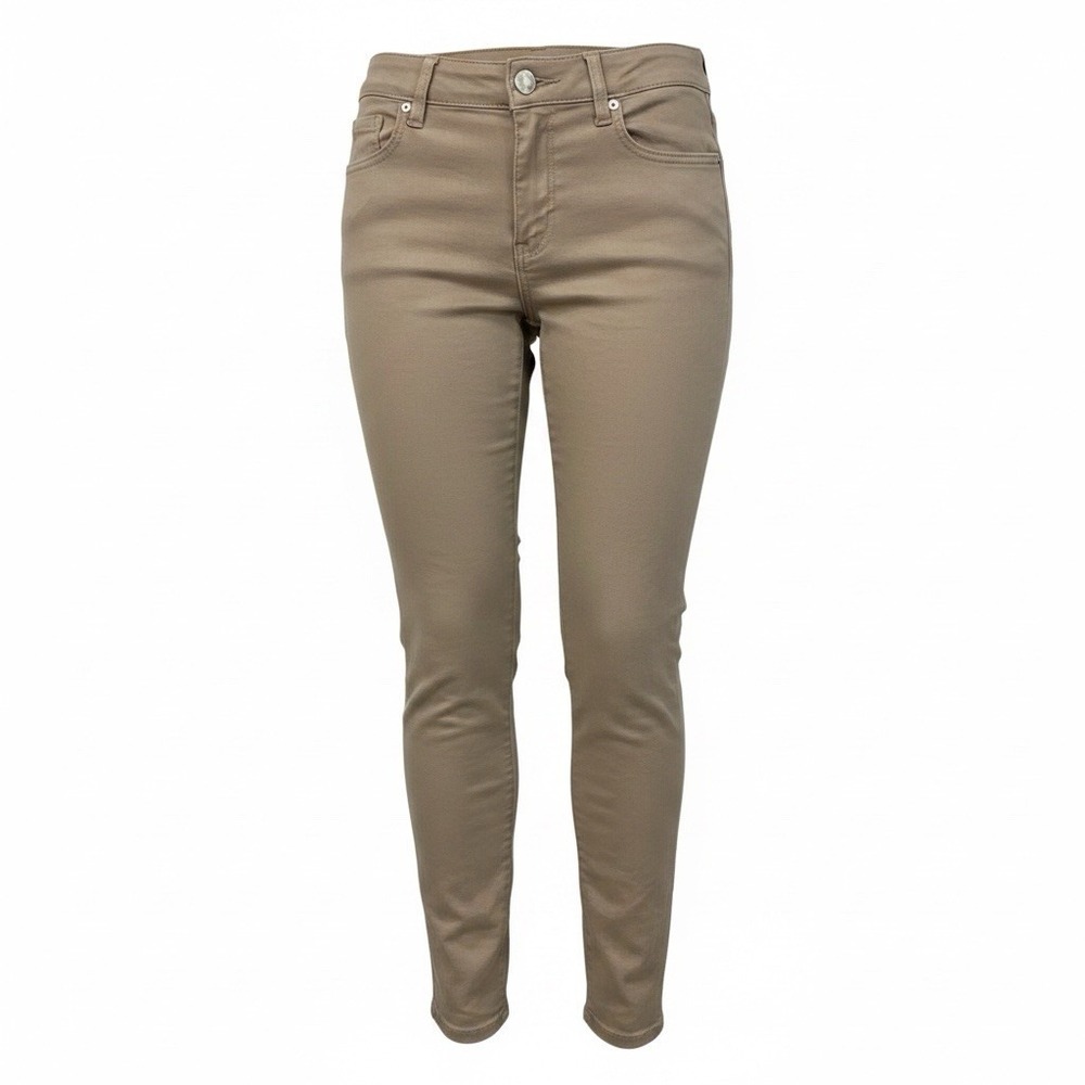 Love Fire Womens Skinny Mid Rise Denim Pants Size 7 Solid Light Mauve Pre-Owned